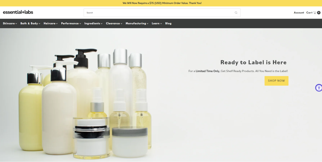 Essential Labs is a U.S.-based private label skincare manufacturer specializing in botanical-based, eco-friendly face creams for spa and wellness brands. With a focus on small-batch production, sustainable ingredients, and flexible customization options, they provide premium-quality, natural skincare solutions for businesses seeking clean, effective formulations.