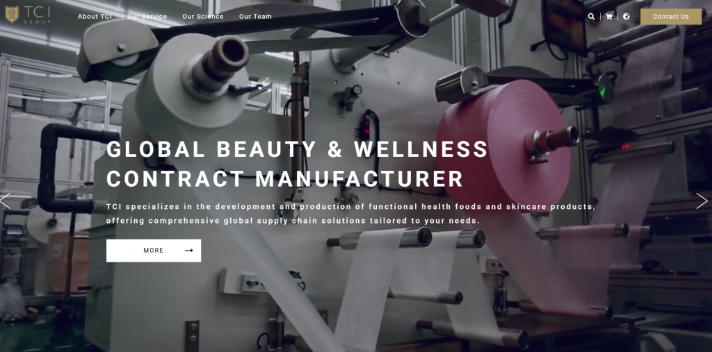 TCI is a Taiwan-China-based skincare and biotech manufacturer known for science-driven formulations, sustainable zero-carbon production, and turnkey private label solutions. With cutting-edge research, global supply chain expertise, and advanced automation, they help brands create high-performance skincare products backed by clinical validation.