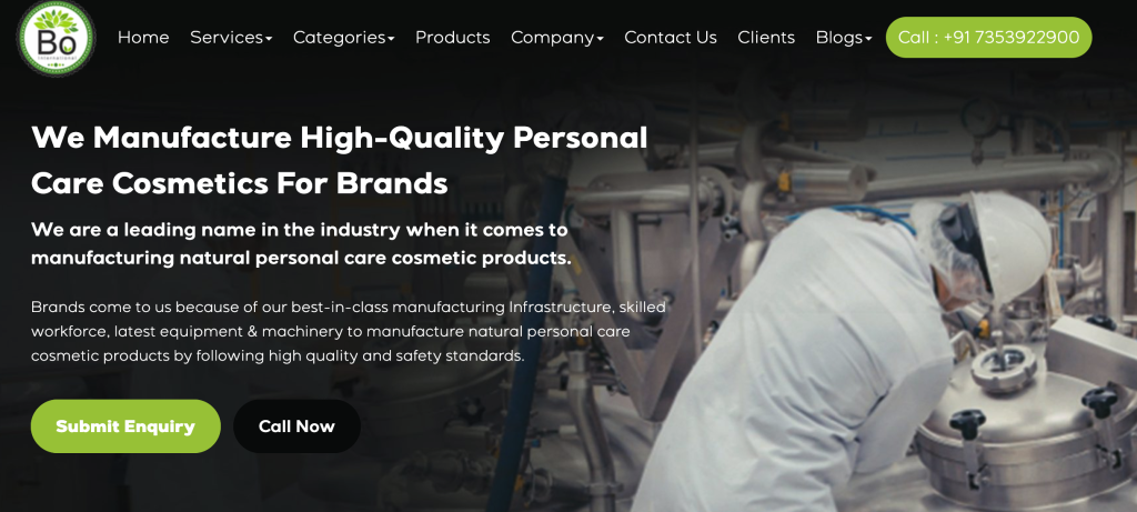 Bo International is an India-based private label skincare manufacturer specializing in custom formulations, GMP-certified production, and full-service private label solutions. With low MOQs, eco-friendly ingredients, and scalable production, they help brands create high-quality skincare products efficiently and affordably.