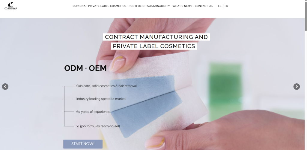 Cosmewax is a Spain-based private label manufacturer with over 50 years of expertise in wax strips and depilatory creams, offering full OEM support, international compliance, and scalable production for brands entering the global hair removal market.