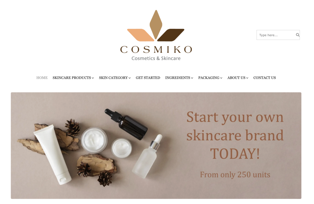 Cosmiko is a UK-based skincare manufacturer specializing in clean, high-performance private label eye care with low MOQs, natural actives, and fully customizable packaging—ideal for startups seeking premium products without high investment.