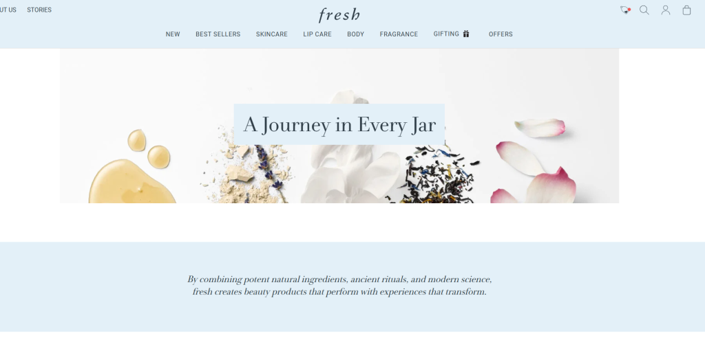 Fresh blends potent natural ingredients and modern science to create luxurious, effective skincare, making it an ideal partner for developing high-performance private label face mists with a focus on hydration and botanical extracts.