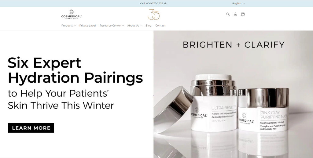 CosMedical Technologies is a U.S.-based private label manufacturer specializing in medical-grade skincare, offering dermatologist-developed formulations, exclusive distribution, and turnkey private label solutions. With a focus on clinically proven, high-performance face care products, they help brands deliver science-backed skincare trusted by professionals.