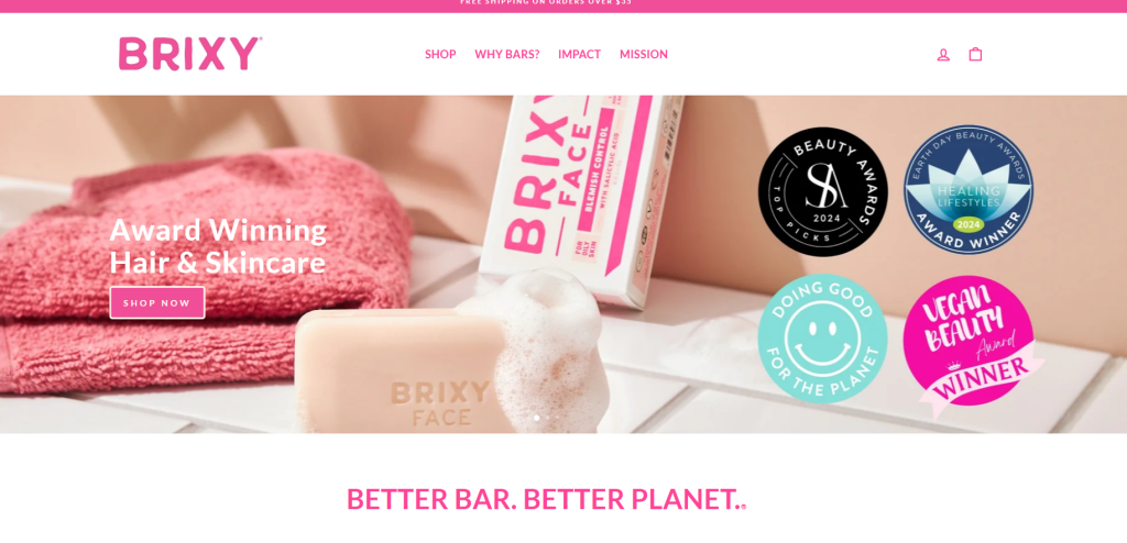 BRIXY, based in the United States, specializes in plastic-free, science-backed facial cleansing bars crafted with clean, high-performance ingredients, offering beginner skincare brands sustainable, market-ready formulations paired with compostable packaging and mission-driven brand alignment for eco-conscious beauty launches.