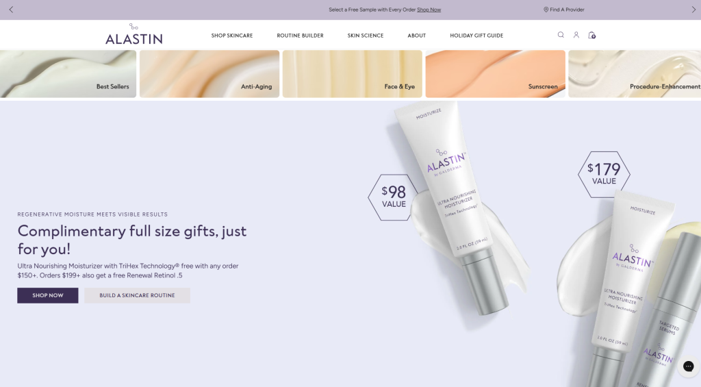 ALASTIN Skincare is a U.S. cosmeceutical brand renowned for its clinically proven, physician-dispensed products powered by TriHex Technology®, advancing skin regeneration, collagen renewal, and post-procedure recovery in the professional skincare market.