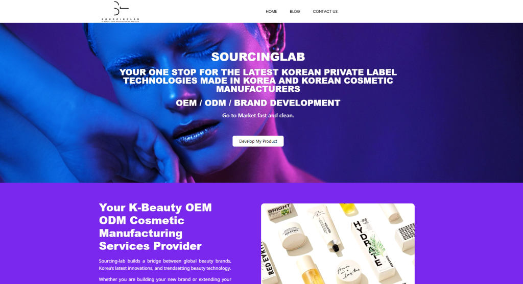 Sourcing-lab is a Seoul-based OEM/ODM cosmetic manufacturer connecting brands with Korea’s top R&D labs to create high-quality, trend-driven skincare like toner pads, combining advanced formulations, flexible production, and full-service brand support for startups entering the global K-beauty market with ease and professional precision.
