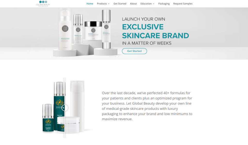 Global Beauty is a U.S. GMP- and OTC-certified private label manufacturer specializing in professional-grade skincare, including exfoliating and brightening toner pads, offering medical-level formulations, luxury packaging, and low MOQs—ideal for startups and clinics launching clinically effective, market-ready skincare lines.