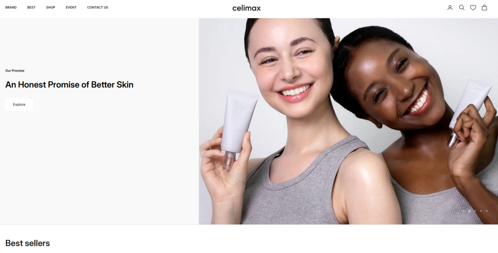 Celimax is a Seoul-based K-beauty brand creating clinically tested, honest skincare—like hydrating, calming, and exfoliating toner pads—powered by Dual Barrier™ and A-Shot™ technologies, blending advanced Korean formulation science with transparency and consumer trust for globally effective, skin-safe results.