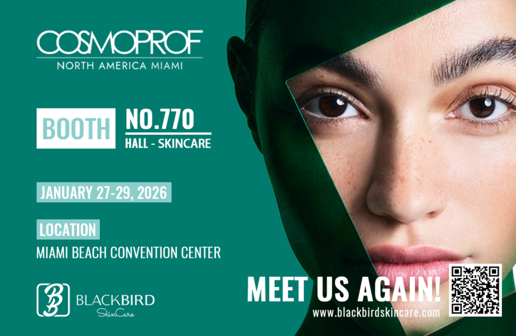 Experience What’s Next in Skincare with Blackbird at Cosmoprof Miami 2026