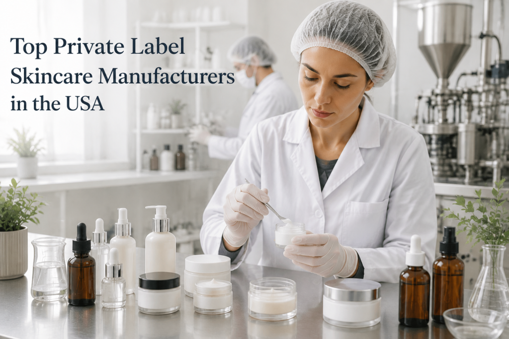 Top 8 Trusted Private Label Skincare Manufacturers in the USA
