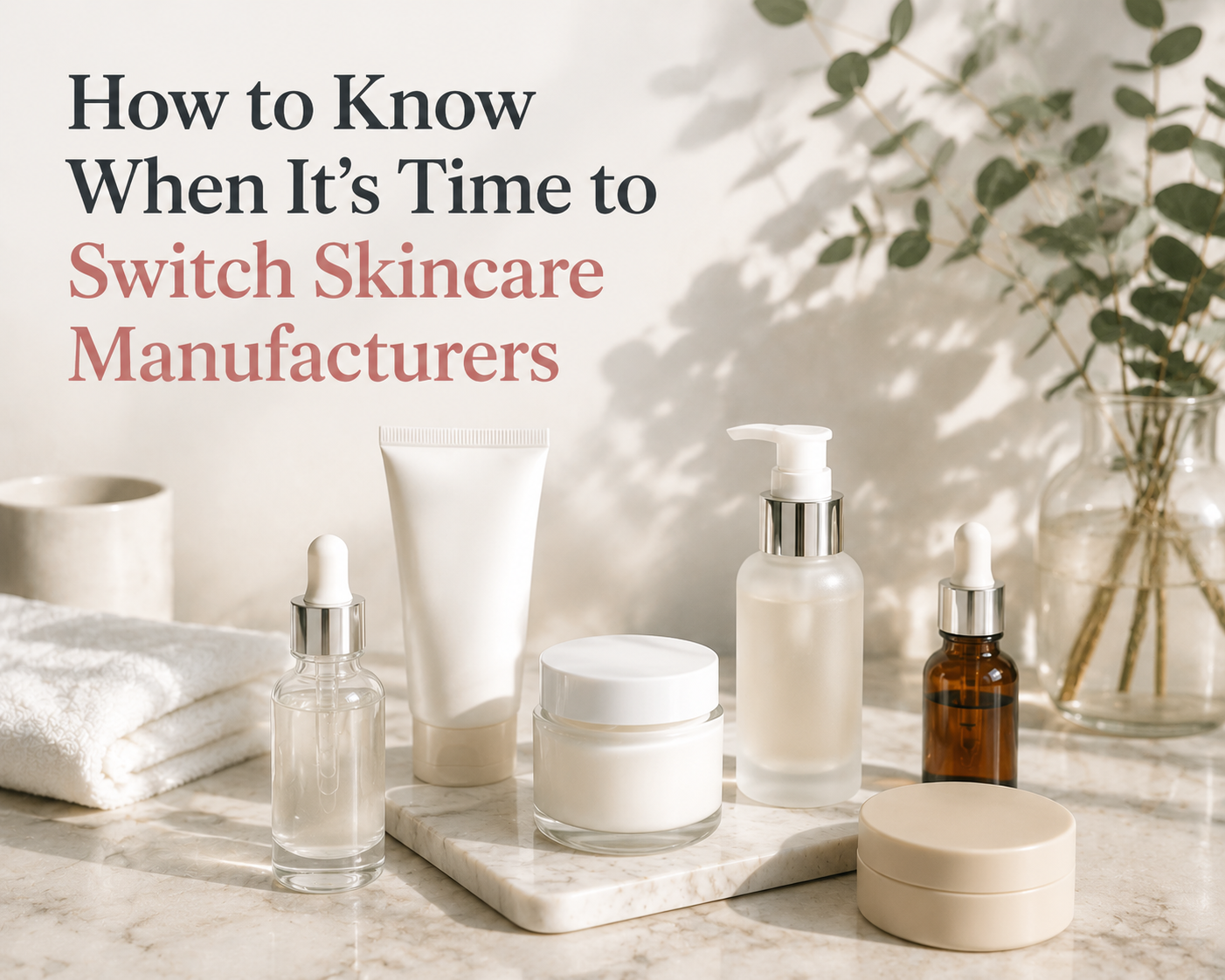 How to Know When It’s Time to Switch Skincare Manufacturers