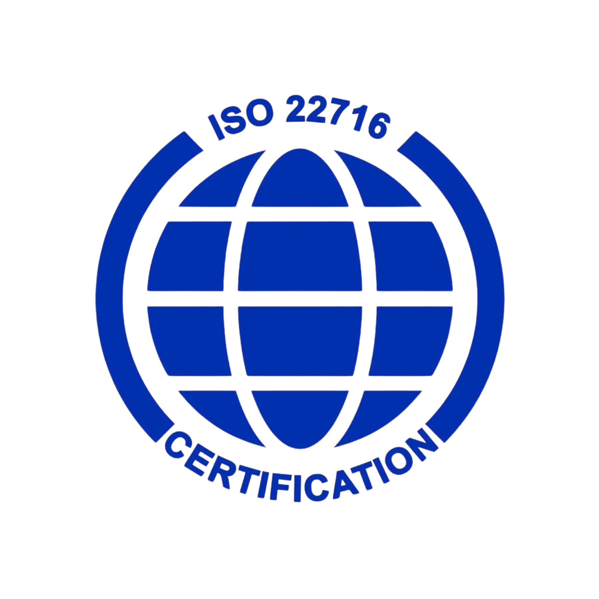 ISO 22716 certification mark