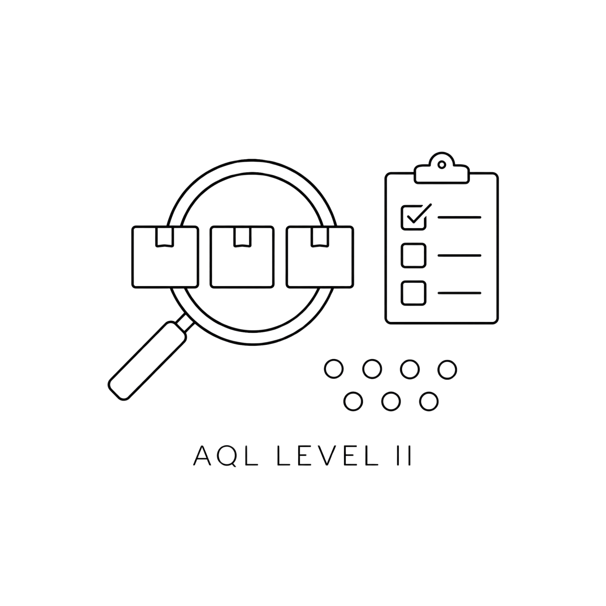 AQL Level II quality inspection mark