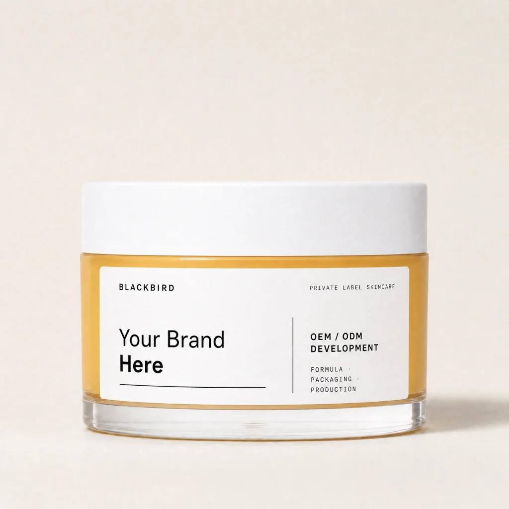 Natural and Organic Skin Care custom development product