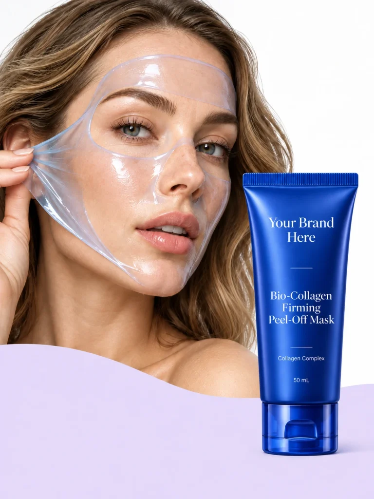 Bio-collagen firming peel-off mask concept